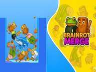 Brainrot Drop Merge Challenge